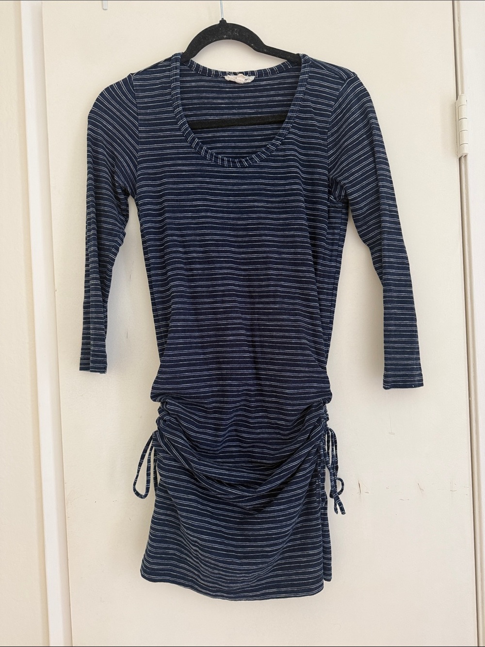 Jane & Delancey Women’s Navy Stripe Scoop Neck mini Dress size XS